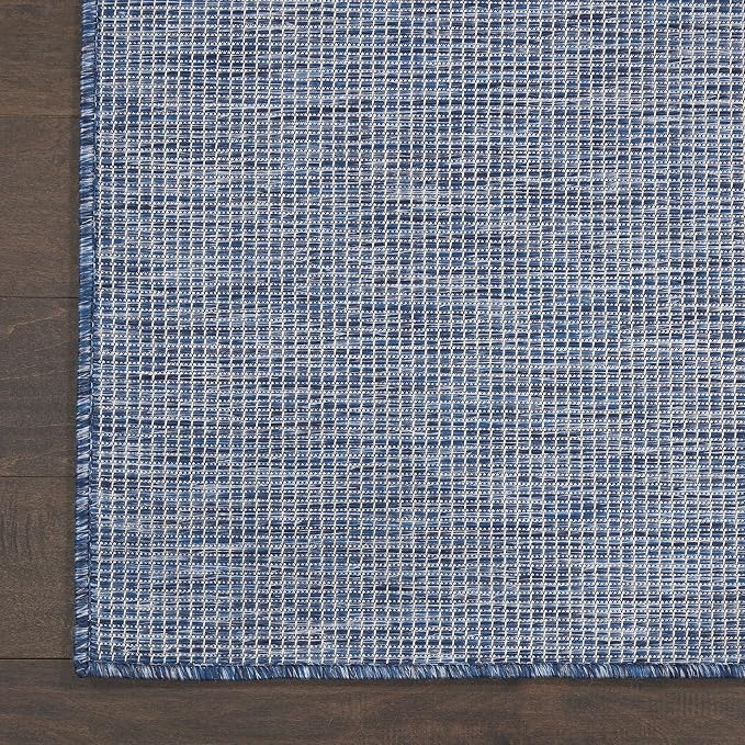 Nourison Home Positano Navy Blue 6' x 9' Area Rug - Easy Clean, Non Shedding, Bed Room, Living Room, Dining Room, Kitchen (6' x 9')