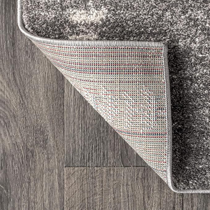 JONATHAN Y Zaina Moroccan Beni Souk Gray/Cream Indoor Area Rug, 8x10, Contemporary, Modern, Easy-Cleaning for Living Room, Bedroom, Kitchen, Pet Friendly, Non-Shedding (MOH203C-8)
