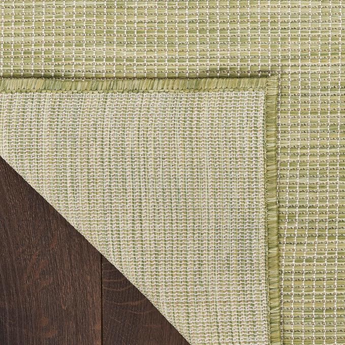 Nourison Home Positano Green 7' x 10' Area Rug - Easy Clean, Non Shedding, Bed Room, Living Room, Dining Room, Kitchen (7' x 10')