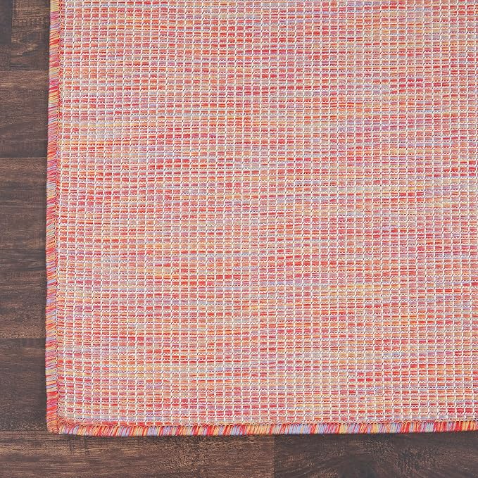 Nourison Home Positano Rainbow 2' x 6' Area Rug - Easy Clean, Non Shedding, Bed Room, Living Room, Dining Room, Kitchen (6' Runner)