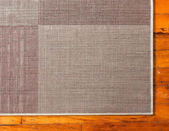 Unique Loom Autumn Collection Area Rug - Providence (5' 1" x 8' Rectangle, Light Brown/ Beige)