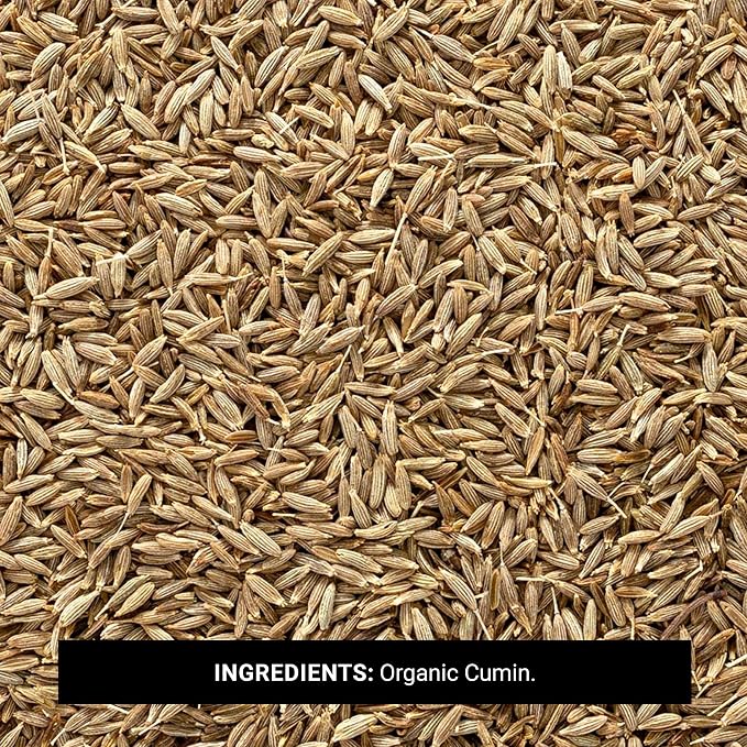 Frontier Co-op Organic Whole Cumin Seed, 1-Pound Bulk, Rich, Warm, Complex Earthy Spice Flavor, Certified Organic, Kosher
