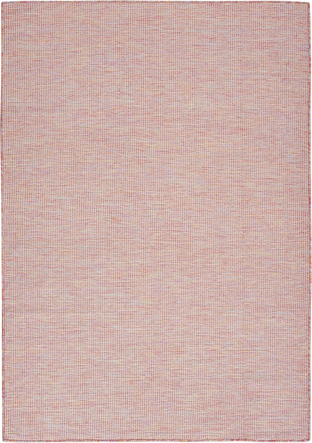 Nourison Home Positano Rainbow 8' x Round Area Rug - Easy Clean, Non Shedding, Bed Room, Living Room, Dining Room, Kitchen (8' x Round)