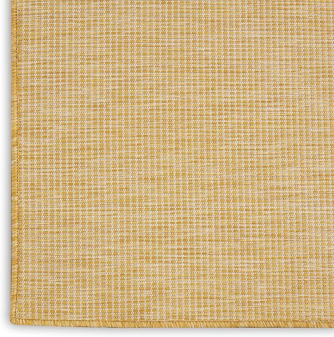Nourison Home Positano Yellow 4' x 6' Area Rug - Easy Clean, Non Shedding, Bed Room, Living Room, Dining Room, Kitchen (4' x 6')