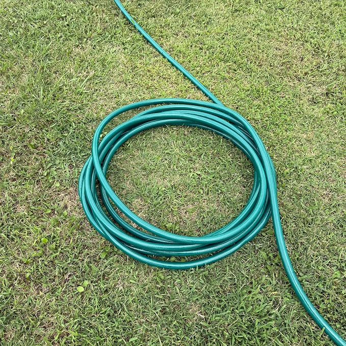 Gilmour 843251-1001 Flexogen Heavy Duty Watering Garden Hose 3/4in x 25 Feet, Green