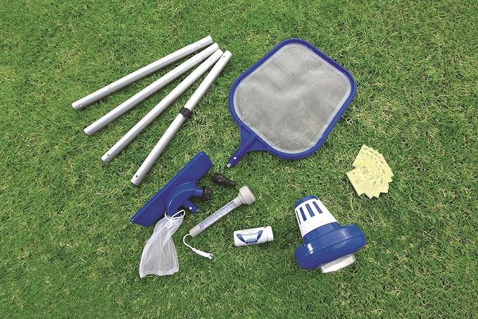 Bestway Swimming Pool Steel Pro MAX 56406 - FrameLink System - Easy to assemble - 305 x 76 cm - Incl. Cleaning Kit