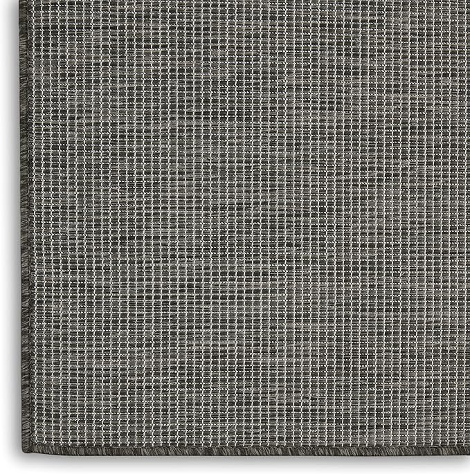Nourison Home Positano Charcoal 3' x 5' Area Rug - Easy Clean, Non Shedding, Bed Room, Living Room, Dining Room, Kitchen (3' x 5')