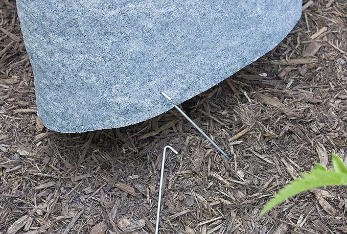 Emsco Group 2187 Landscape Rock - Natural Granite Appearance -Small -Lightweight - Easy to Install | Natural Granite Appearance, Lightweight, Easy to Install, Covers Well Pumps, Sprinkler Valves & Yard Utilities