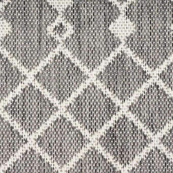 Nourison Home Positano Charcoal 12' x Round Area Rug - Easy Clean, Non Shedding, Bed Room, Living Room, Dining Room, Kitchen (12' x Round)