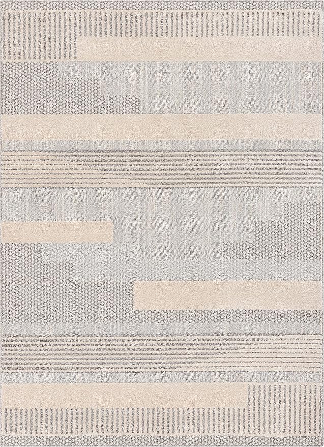 Well Woven Brer Beige Abstract Geometric Tribal Area Rug 3x5 (3'11" x 5'3")