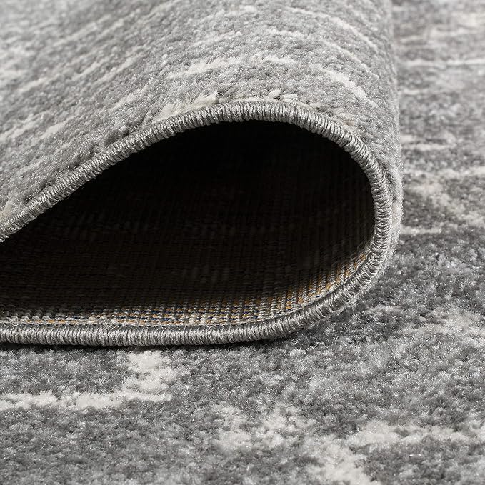 JONATHAN Y Boho Vintage Diamond Gray/Ivory Indoor Area Rug 9X12 ft, Moroccan Hype for Living Room, Bedroom, Kitchen, Office, Easy-Cleaning, High Traffic, Pet-Friendly, Non-Shedding (MOH101C-9)