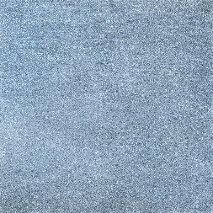 JONATHAN Y Haze Solid Low-Pile Classic Blue 7x7 Square Indoor Area Rug, Coastal,Bohemian,Minimalist,Classic, Easy-Cleaning for Living Room,Bedroom,Kitchen,Pet Friendly,Non-Shedding (SEU100F-7SQ)