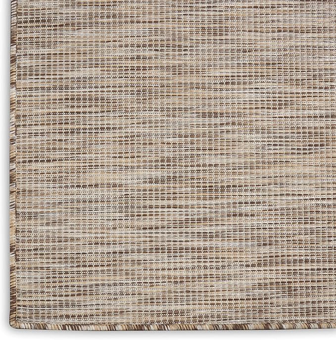 Nourison Home Positano Beige 2'2" x 12' Area Rug - Easy Clean, Non Shedding, Bed Room, Living Room, Dining Room, Kitchen (12' Runner)