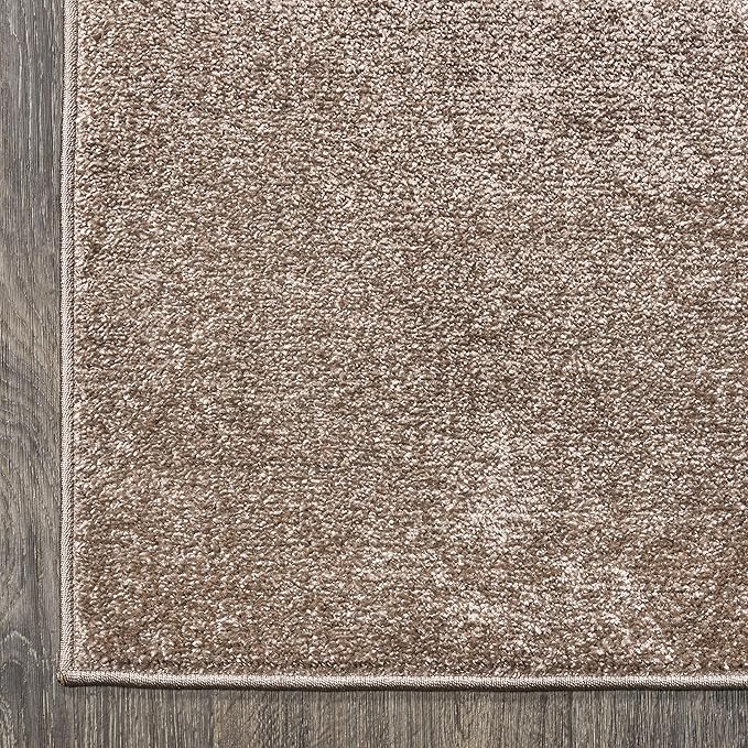 JONATHAN Y Haze Solid Low-Pile Brown Indoor Area Rug 10x14, Coastal,Bohemian,Minimalist,Classic, Easy-Cleaning for Living Room,Bedroom,Kitchen,Pet Friendly,Non-Shedding (SEU100J-14)