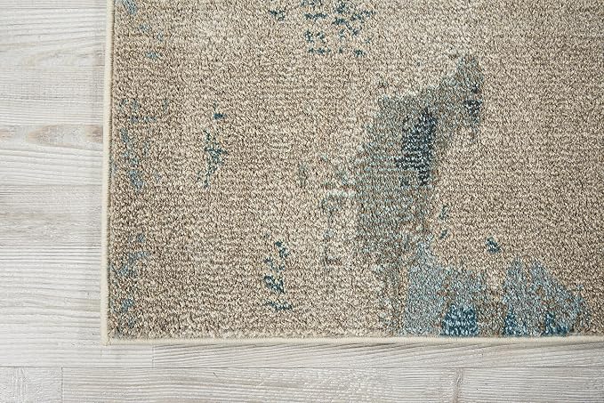 Nourison Home Celestial Sealife 2'2" x 10' Area Rug - Easy Clean, Non Shedding, Bed Room, Living Room, Dining Room, Kitchen (10' Runner)