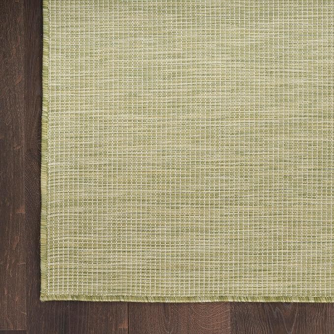 Nourison Home Positano Green 5' x 7' Area Rug - Easy Clean, Non Shedding, Bed Room, Living Room, Dining Room, Kitchen (5' x 7')
