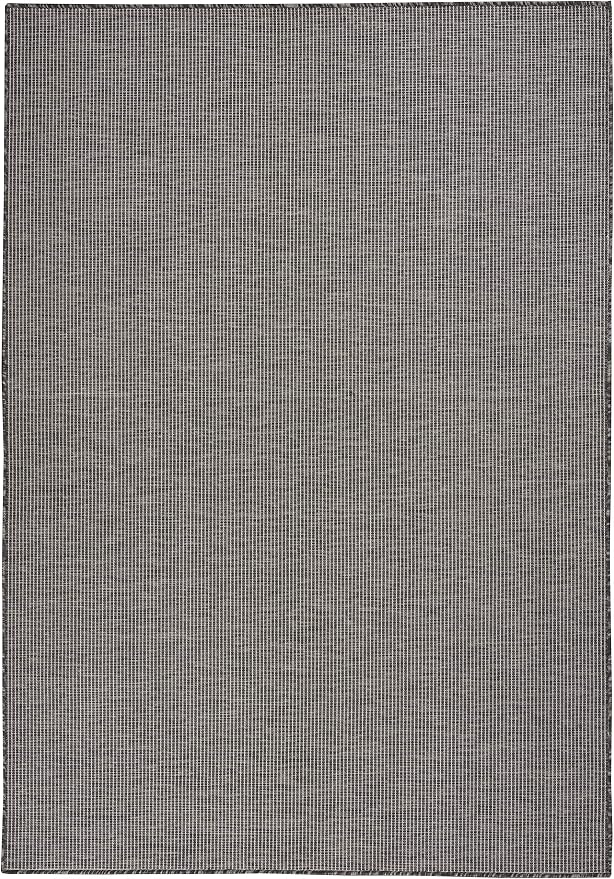 Nourison Home Positano Charcoal 4' x 6' Area Rug - Easy Clean, Non Shedding, Bed Room, Living Room, Dining Room, Kitchen (4' x 6')