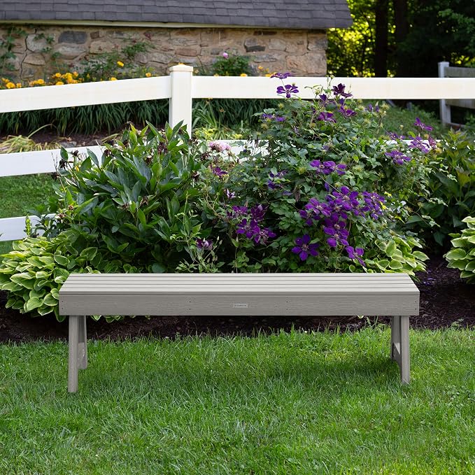 Highwood Weatherly Picnic Bench, 5ft, Harbor Gray