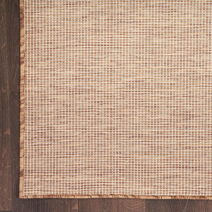 Nourison Home Positano Jute 5' x 7' Area Rug - Easy Clean, Non Shedding, Bed Room, Living Room, Dining Room, Kitchen (5' x 7')