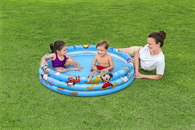 BESTWAY Disney Junior Mickey & Friends Inflatable Pool 122x122cm Multicolor