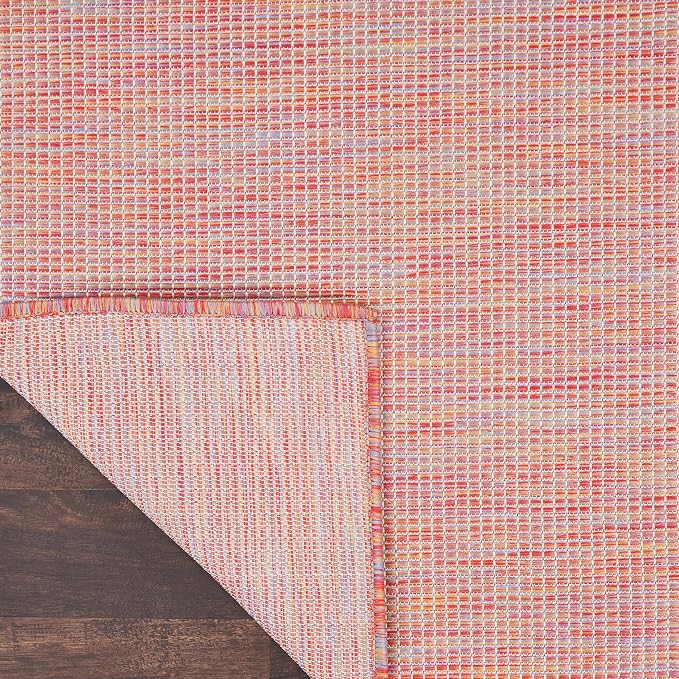 Nourison Home Positano Rainbow 7' x 10' Area Rug - Easy Clean, Non Shedding, Bed Room, Living Room, Dining Room, Kitchen (7' x 10')