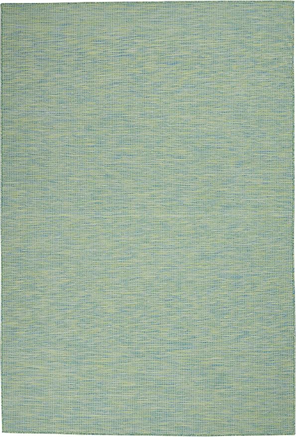 Nourison Home Positano Blue Green 3' x 5' Area Rug - Easy Clean, Non Shedding, Bed Room, Living Room, Dining Room, Kitchen (3' x 5')