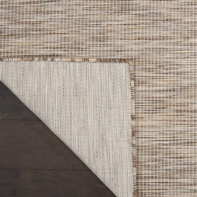 Nourison Home Positano Beige 2'2" x 10' Area Rug - Easy Clean, Non Shedding, Bed Room, Living Room, Dining Room, Kitchen (10' Runner)