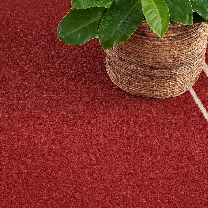 Nourison Home Nourison Essentials Brick Ivory 4' x 6' Area Rug - Easy Clean, Non Shedding, Bed Room, Living Room, Dining Room, Kitchen (4' x 6')