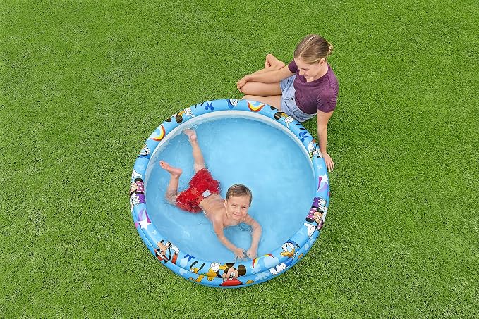 BESTWAY Disney Junior Mickey & Friends Inflatable Pool 122x122cm Multicolor