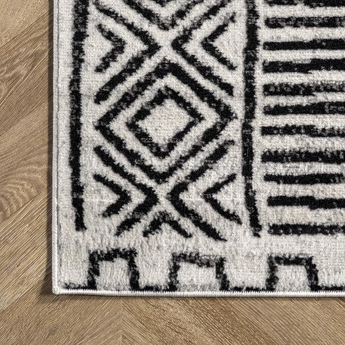 nuLOOM Alisa Tribal Area Rug, 4x6, Grey