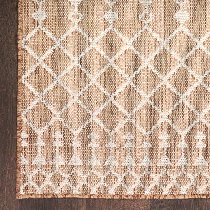 Nourison Home Positano Jute 10' x Square Area Rug - Easy Clean, Non Shedding, Bed Room, Living Room, Dining Room, Kitchen (10' x Square)