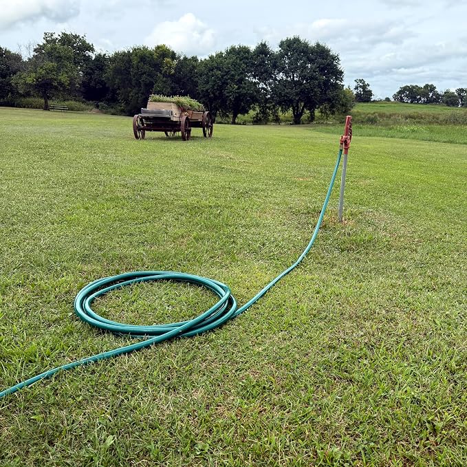 Gilmour 843251-1001 Flexogen Heavy Duty Watering Garden Hose 3/4in x 25 Feet, Green