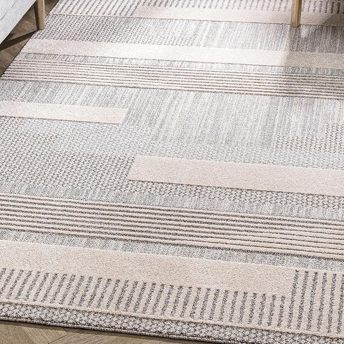 Well Woven Brer Beige Abstract Geometric Tribal Area Rug 3x5 (3'11" x 5'3")