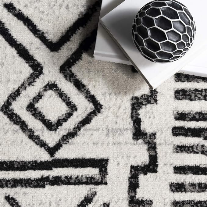 nuLOOM Alisa Tribal Area Rug, 4x6, Grey