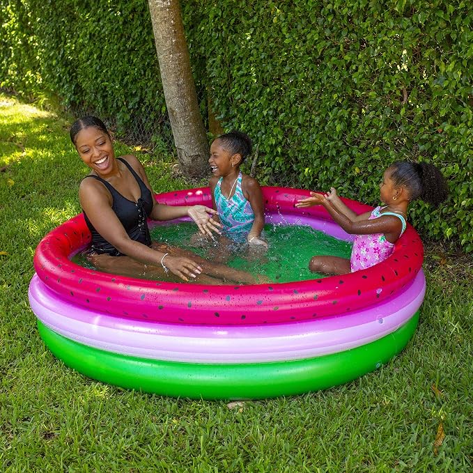 Poolcandy Inflatable Party Sunning Pool, Watermelon