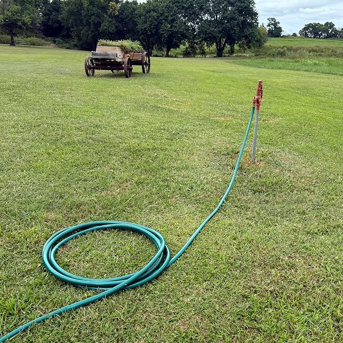 Gilmour Flexogen 3/4 in x 75 ft Garden Hose, Heavy Duty Water Hose, Flexible and Kink Resistant Outdoor Hose, Green