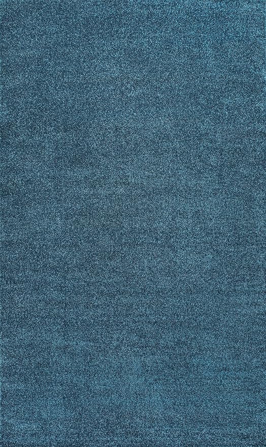 JONATHAN Y Haze Solid Low-Pile Turquoise Runner Rug 2x16, Coastal,Bohemian,Minimalist,Classic, Easy-Cleaning for Living Room,Bedroom,Kitchen,Pet Friendly,Non-Shedding (SEU100H-216)