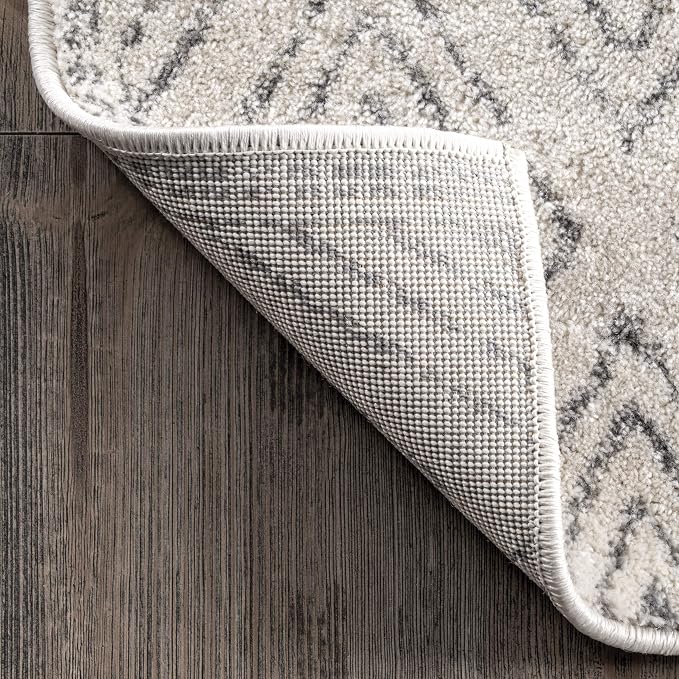 nuLOOM Sarina Tribal Diamonds Area Rug, 4x6, Grey