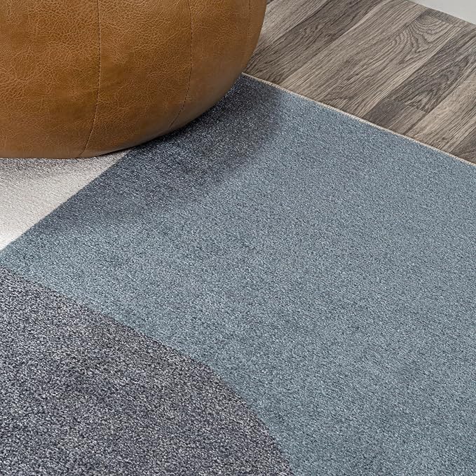 JONATHAN Y Machine Washable Cream/Multi Indoor Area Rug 8X10 ft, Slinger Modern Contemporary Collage for Living Room, Bedroom, Kitchen, Office, Easy-Cleaning, Pet-Friendly, Non-Shedding WSH306A-8