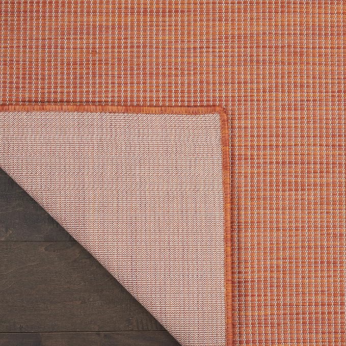 Nourison Home Positano Terracotta 2'2" x 8' Area Rug - Easy Clean, Non Shedding, Bed Room, Living Room, Dining Room, Kitchen (8' Runner)