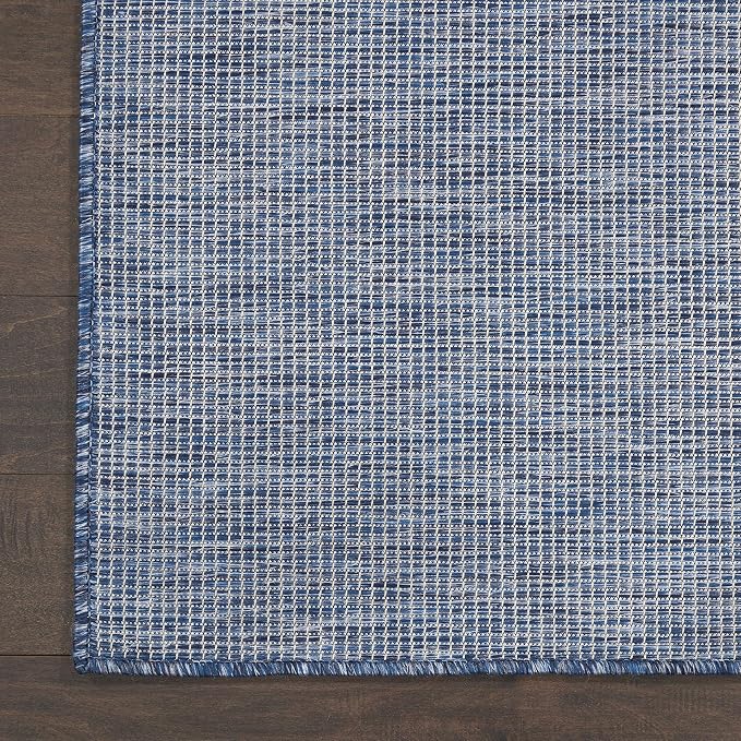 Nourison Home Positano Navy Blue 2'2" x 8' Area Rug - Easy Clean, Non Shedding, Bed Room, Living Room, Dining Room, Kitchen (8' Runner)