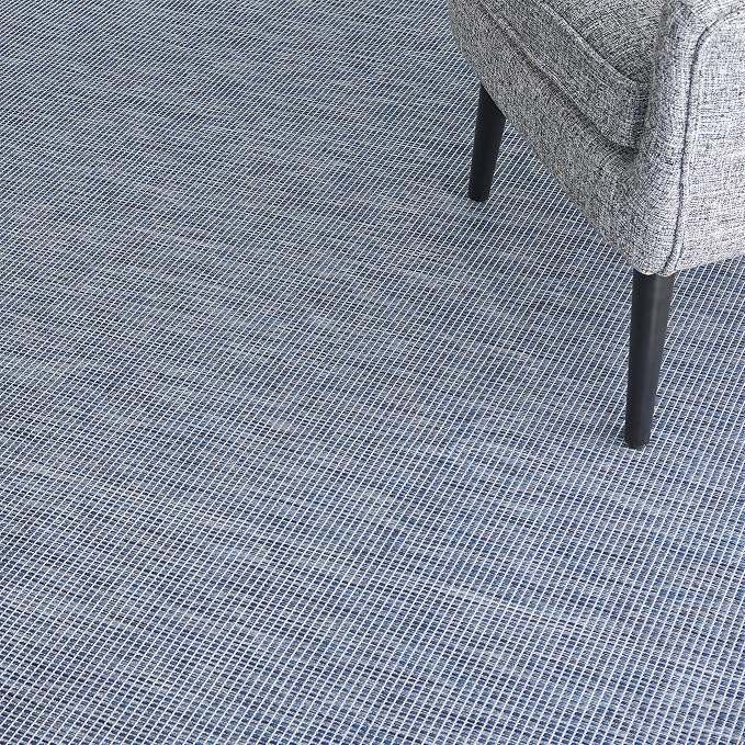 Nourison Home Positano Navy Blue 6' x 9' Area Rug - Easy Clean, Non Shedding, Bed Room, Living Room, Dining Room, Kitchen (6' x 9')