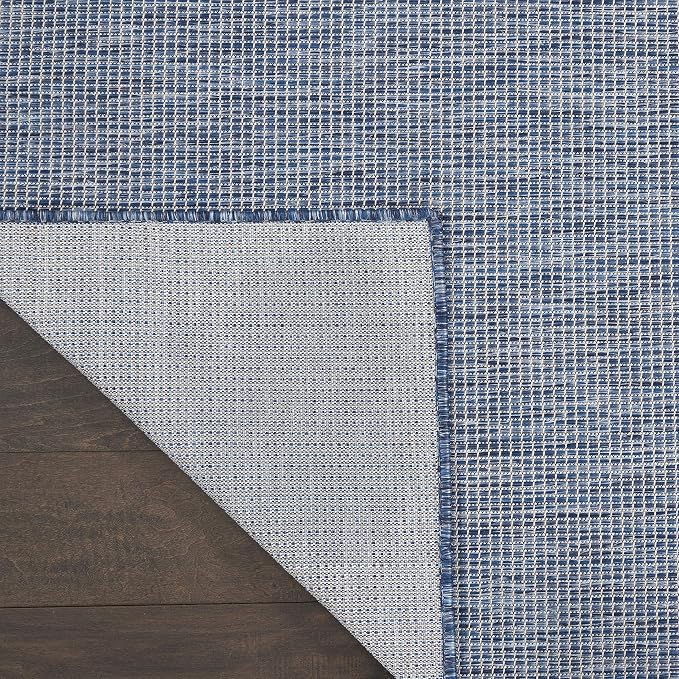 Nourison Home Positano Navy Blue 2'2" x 8' Area Rug - Easy Clean, Non Shedding, Bed Room, Living Room, Dining Room, Kitchen (8' Runner)